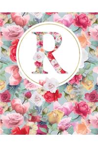 Letter R Lined Journal