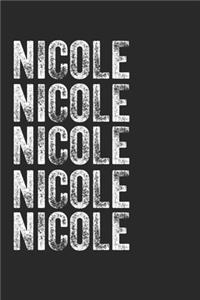 Name NICOLE Journal Customized Gift For NICOLE A beautiful personalized
