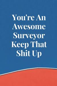 You're An Awesome Surveyor Keep That Shit Up