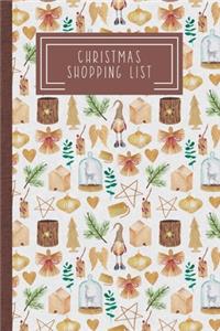 Christmas Shopping List