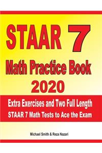 STAAR 7 Math Practice Book 2020