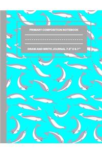 Primary Composition Notebook Draw and Write Journal 7.5