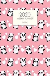 2020 Weekly Planner Panda