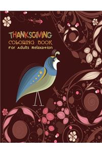 Coloring books for adults relaxation thanksgiving: Large Print Thanksgiving Coloring Book For Kids Age 4-8, Amazing Gift For Kids At Thanksgiving Day