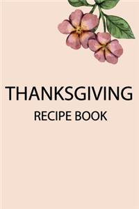 Thanksgiving Recipe book