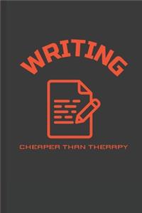 Writing Cheaper Than Therapy