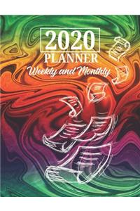 2020 Planner Weekly and Monthly: 2020 Calendar Planner 8.5"x11" - Agenda 2020, Organizer & Calendar View with Inspirational Quotes - Jan 1, 2020 to Dec 31, 2020 Annual Planner