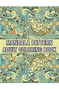 Mandala Pattern Adult Coloring Book