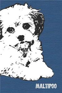 Maltipoo Lined Notebook