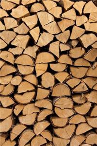 Stacked Firewood Journal Diary