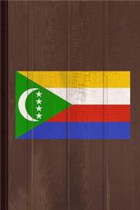 Comoros Flag Journal Notebook