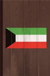 Kuwait Flag Journal Notebook