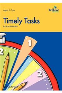 Timely Tasks for Fast Finishers, 5-7 Year Olds