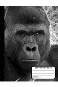Gorilla Dot Grid Ruled Composition Notebook 200 Journal Pages