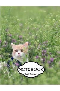 Notebook Journal : Cat: Pocket Notebook Journal Diary, 120 pages, 8.5 x 11 (Dot-Grid,Graph,Lined,Blank Notebook Journal)