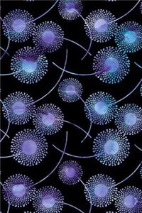 Bullet Journal Notebook Watercolor Dandelions Pattern 1