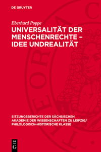 Universalität Der Menschenrechte - Idee Undrealität