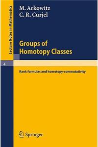Groups of Homotopy Classes