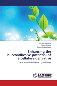 Enhancing the buccoadhesive potential of a cellulose derivative