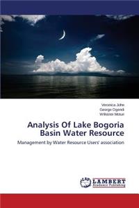 Analysis of Lake Bogoria Basin Water Resource