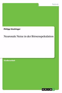 Neuronale Netze in der Börsenspekulation