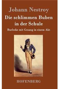 schlimmen Buben in der Schule