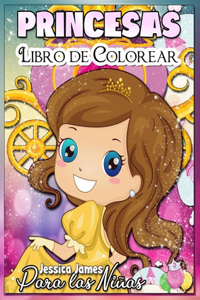 Princesas Libro para Colorear para Niñas