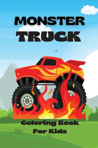 Monster Truck Coloring Book For Kids