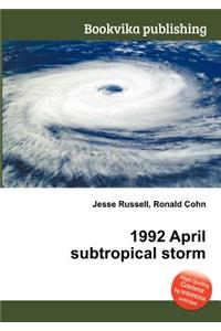 1992 April Subtropical Storm