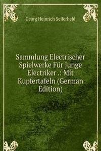 Sammlung Electrischer Spielwerke Fur Junge Electriker .: Mit Kupfertafeln (German Edition)