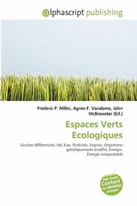 Espaces Verts Ecologiques