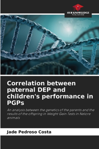 Correlation between paternal DEP and children's performance in PGPs