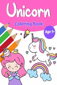 Unicorn Magic Coloring Book for Girls 1+