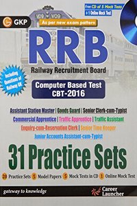 31 Practice Sets To Rrb Non Technical (Graduate) Cbt 2016 With Mock Test & Cd