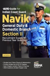 GoTo Guide for Indian Coast Guard Navik General Duty Section II Recruitment Exam with Previous Year Questions 3rd Edition | Physics & Mathematics