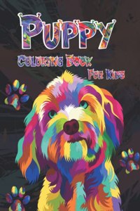 Puppy Coloring Book For Kids