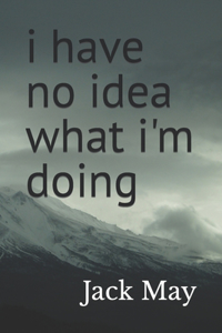 i have no idea what i'm doing