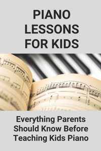 Piano Lessons For Kids