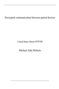 Encrypted communication between paired devices