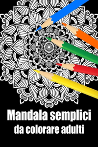 Mandala semplici da colorare adulti