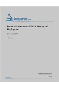 Issues in Autonomous Vehicle Testing and Deployment