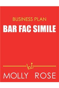 Business Plan Bar Fac Simile