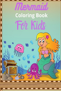 Mermaid Coloring book for Kids