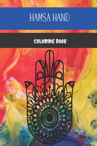 Hamsa hand coloring book