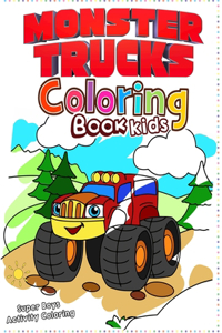 Monster Truck Coloring Book for Kids