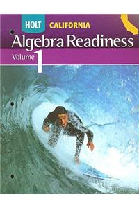 Holt Algebra Readiness: Student Edition Volume 1