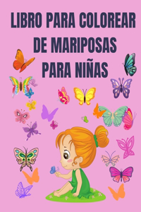 Libro para Colorear de Mariposas para niñas