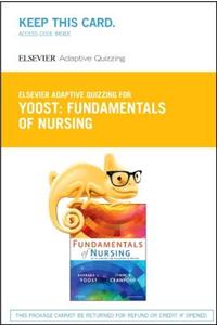 Fundamentals of Nursing Elsevier Adaptive Quizzing Retail Access Card