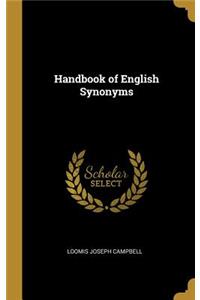Handbook of English Synonyms
