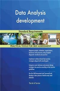 Data Analysis development Standard Requirements